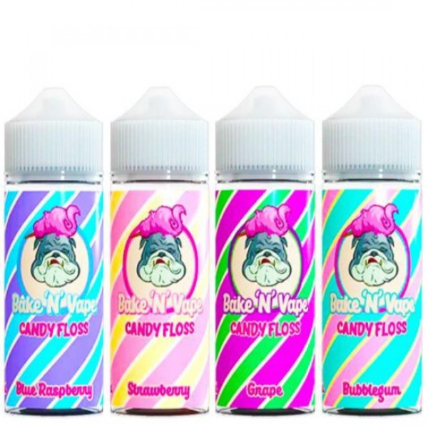 BAKE 'N' VAPE CANDY FLOSS Eliquid Shortfills 120ML