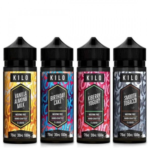 NEW KILO Eliquid Shortfills 120ML