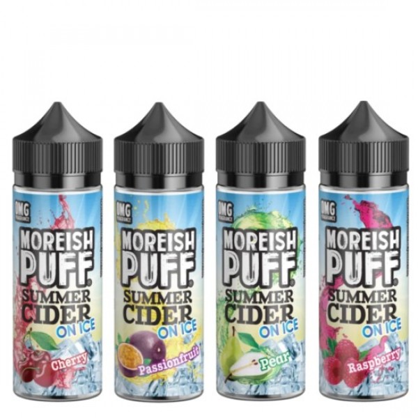 MOREISH PUFF SUMMER CIDER ON ICE Eliquid Shortfill...