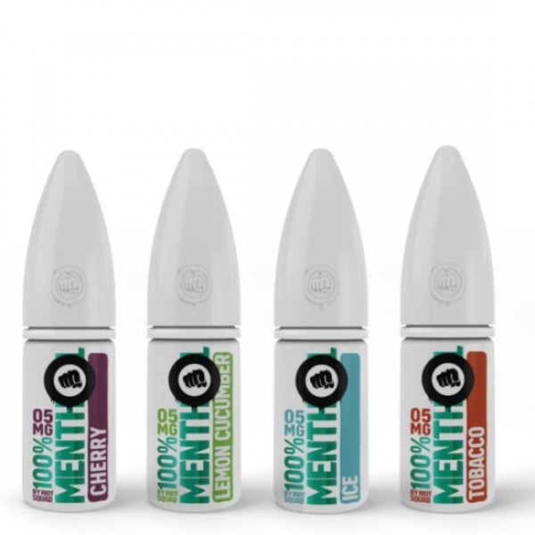 Riot Squad 100% Menthol Nic Salt Eliquids 10ml