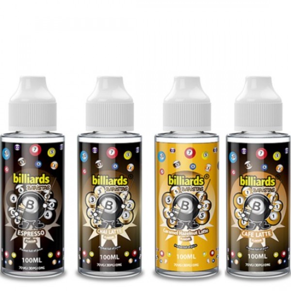 BILLIARDS BARISTAS Eliquid Shortfills 120ML