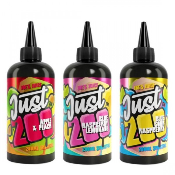 Joes Just 200 Eliquid Shortfills 240ml