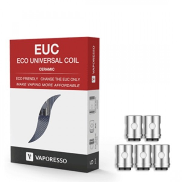 VAPORESSO EUC ECO UNIVERSAL CERAMIC VAPE COILS 5PC...