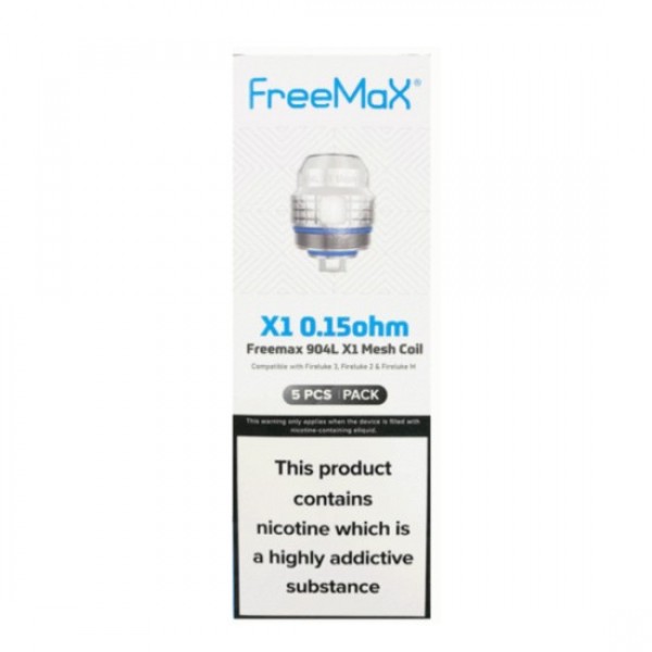 FREEMAX FIRELUKE 3 904L X MESH VAPE COILS 5PCS
