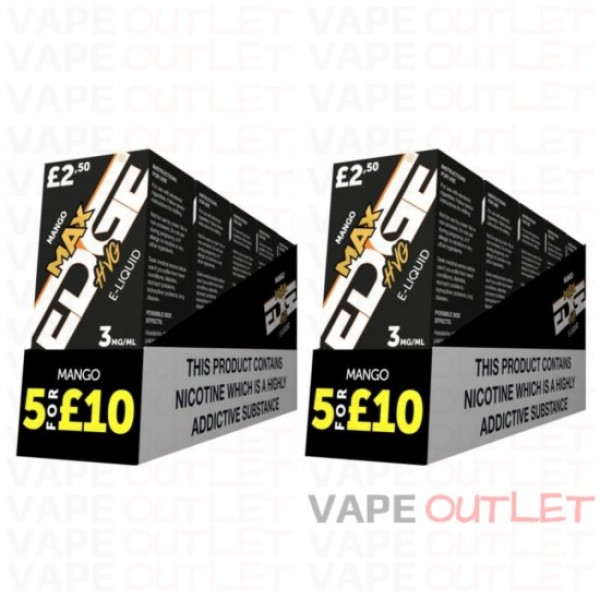 EDGE MAX Eliquid MANGO 3MG 10-PACK
