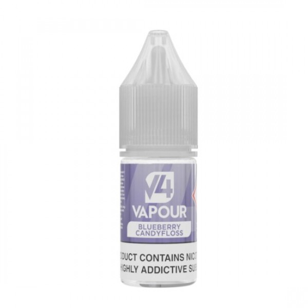 V4 VAPOUR Eliquid BLUEBERRY CANDYFLOSS 5-PACK