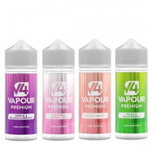 V4 VAPOUR Premium Eliquid Shortfills 100ml